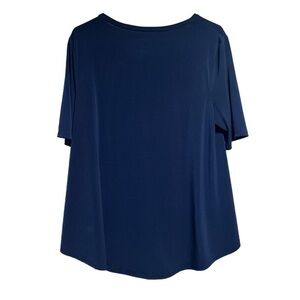Chico's Cobalt Blue Short Sleeve Ultimate Tee